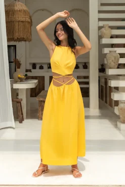 Lifetime Maxi Dress Yellow