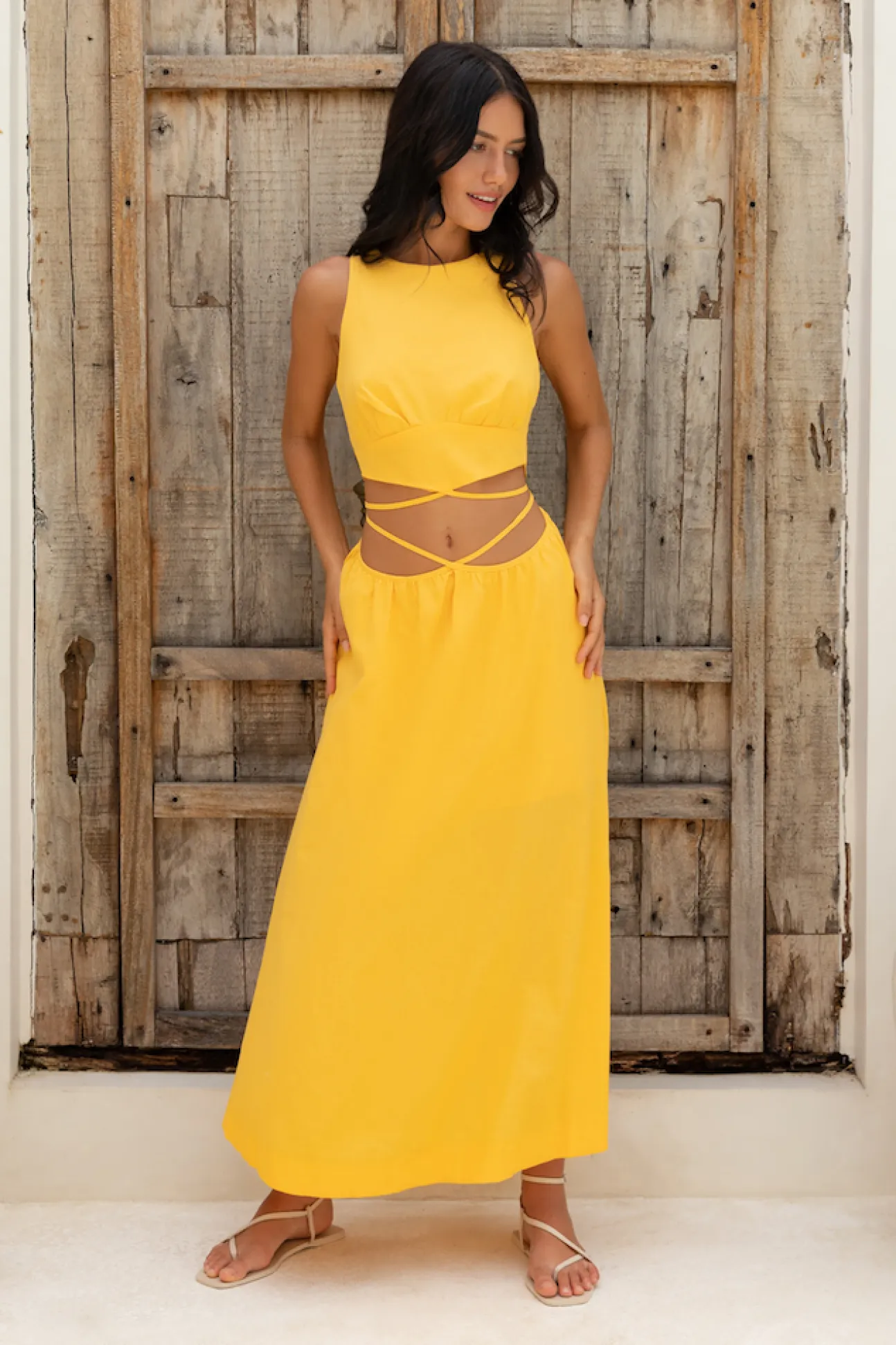 Lifetime Maxi Dress Yellow