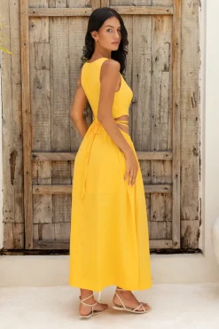 Lifetime Maxi Dress Yellow