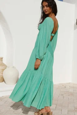 Like A Princess Maxi Dress Green