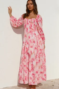 Like A Princess Maxi Dress Pink