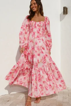 Like A Princess Maxi Dress Pink