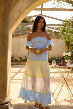 Lillis and Lemons Maxi Dress Blue