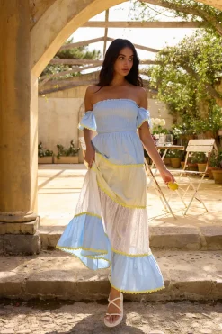Lillis and Lemons Maxi Dress Blue