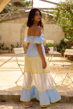 Lillis and Lemons Maxi Dress Blue