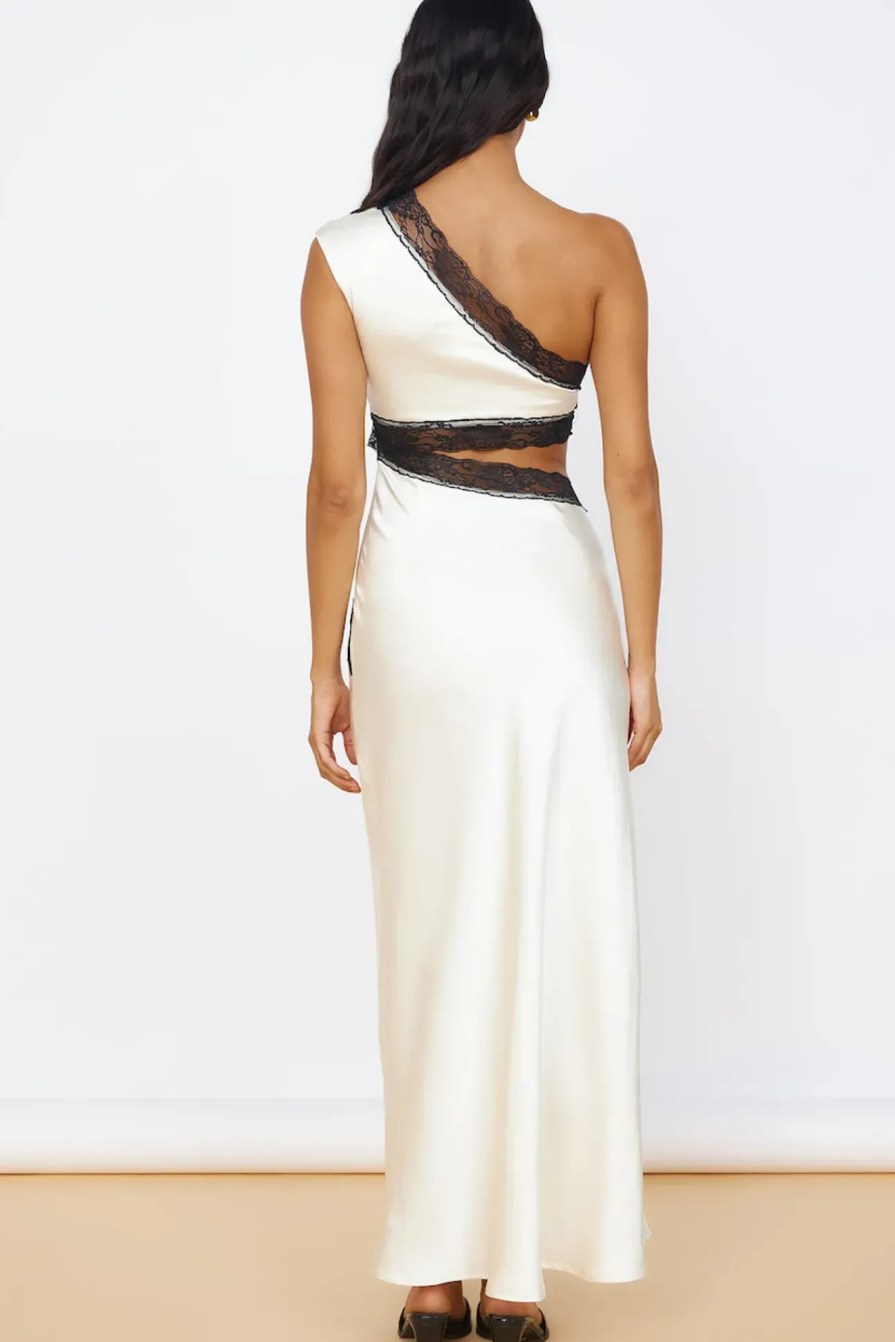 Limitless Love Satin Maxi Dress Champagne