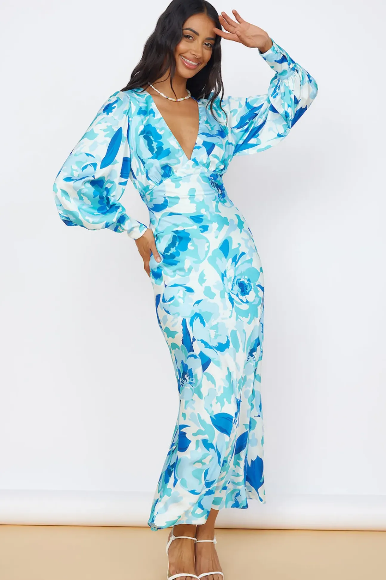 Limitless Possibilities Maxi Dress Blue