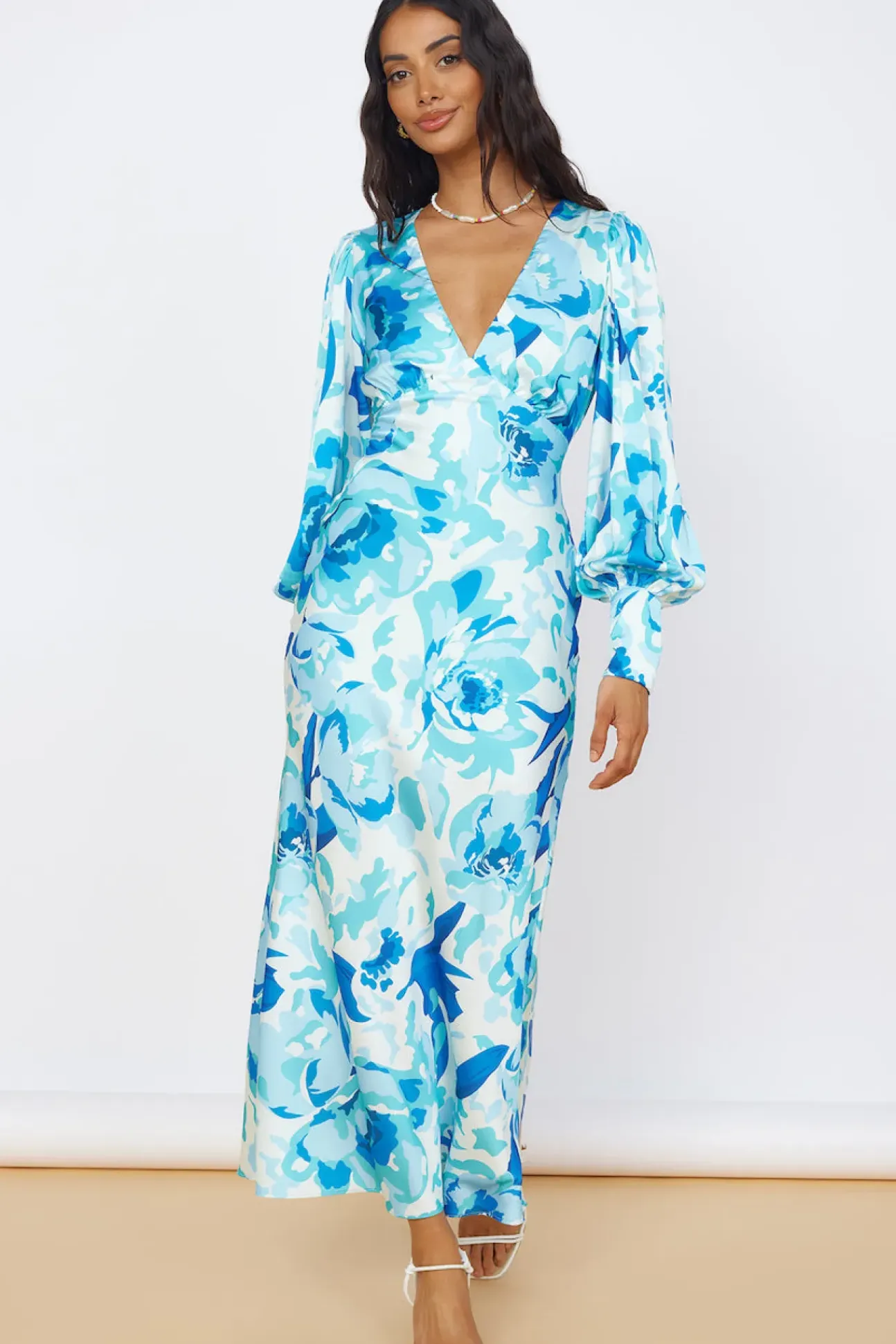 Limitless Possibilities Maxi Dress Blue