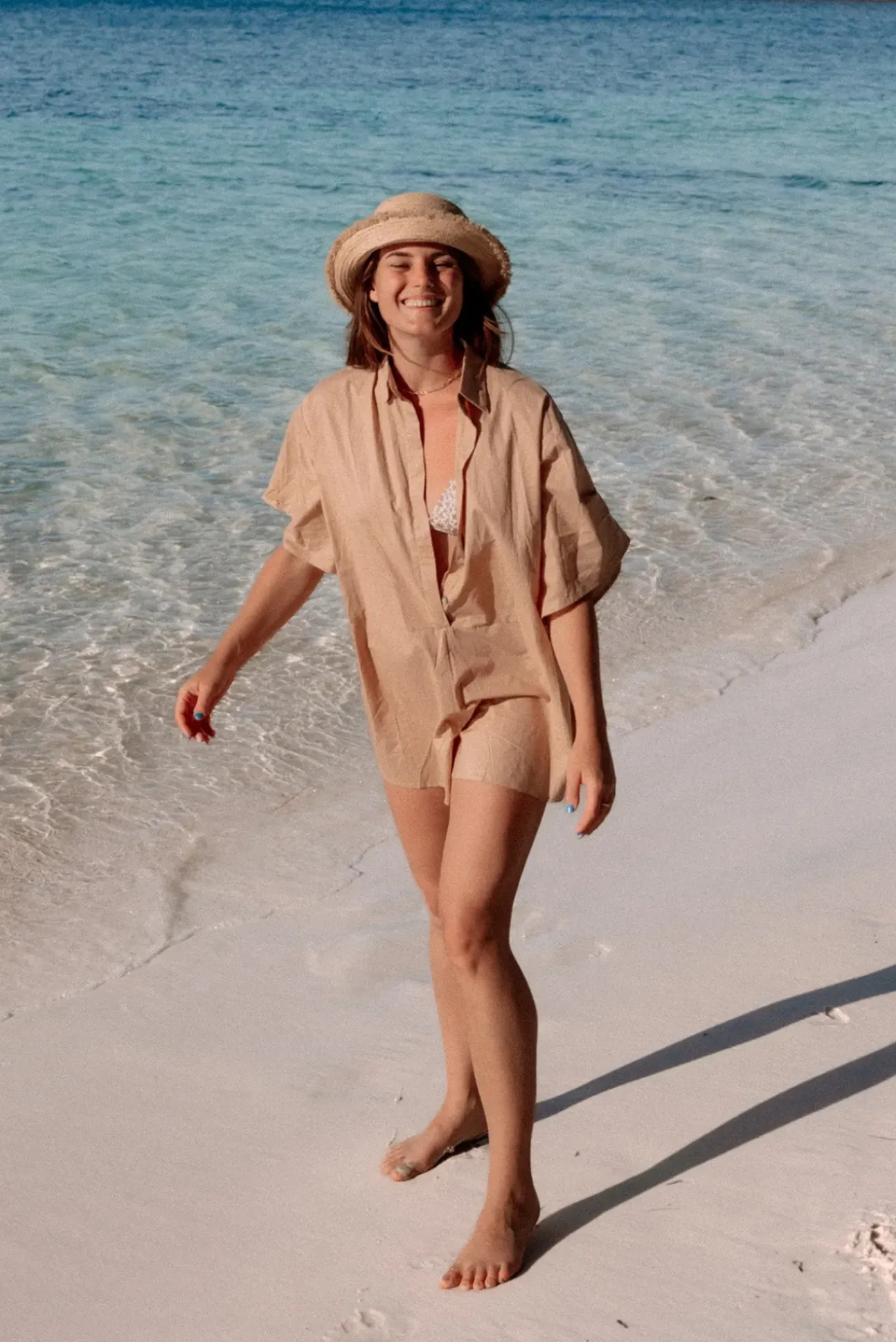Lisbon Romper Brown
