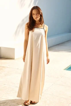 Looking Forward Maxi Dress Cream