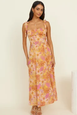Lost In Paradise Maxi Dress Yellow