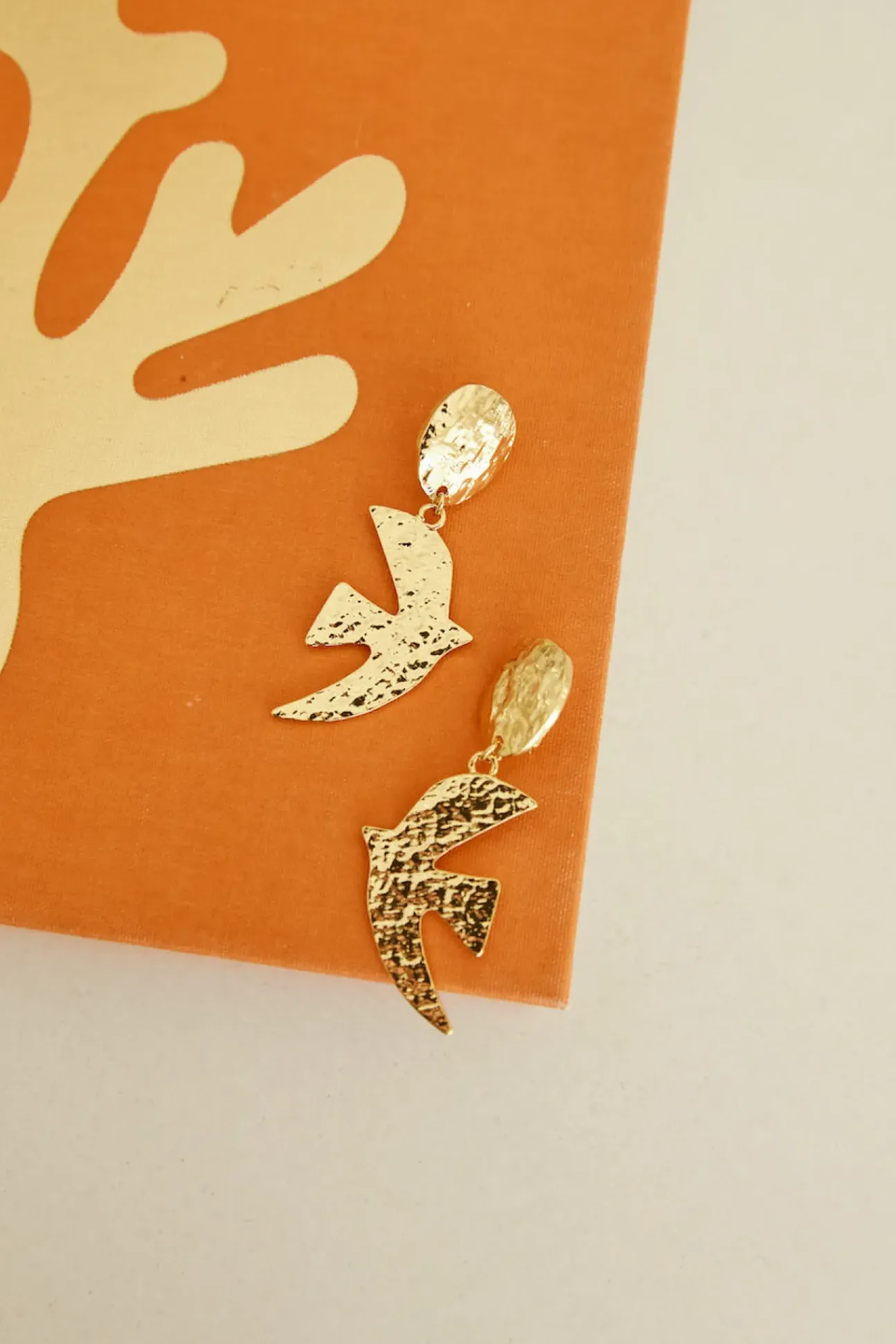Love Bird Earrings Gold