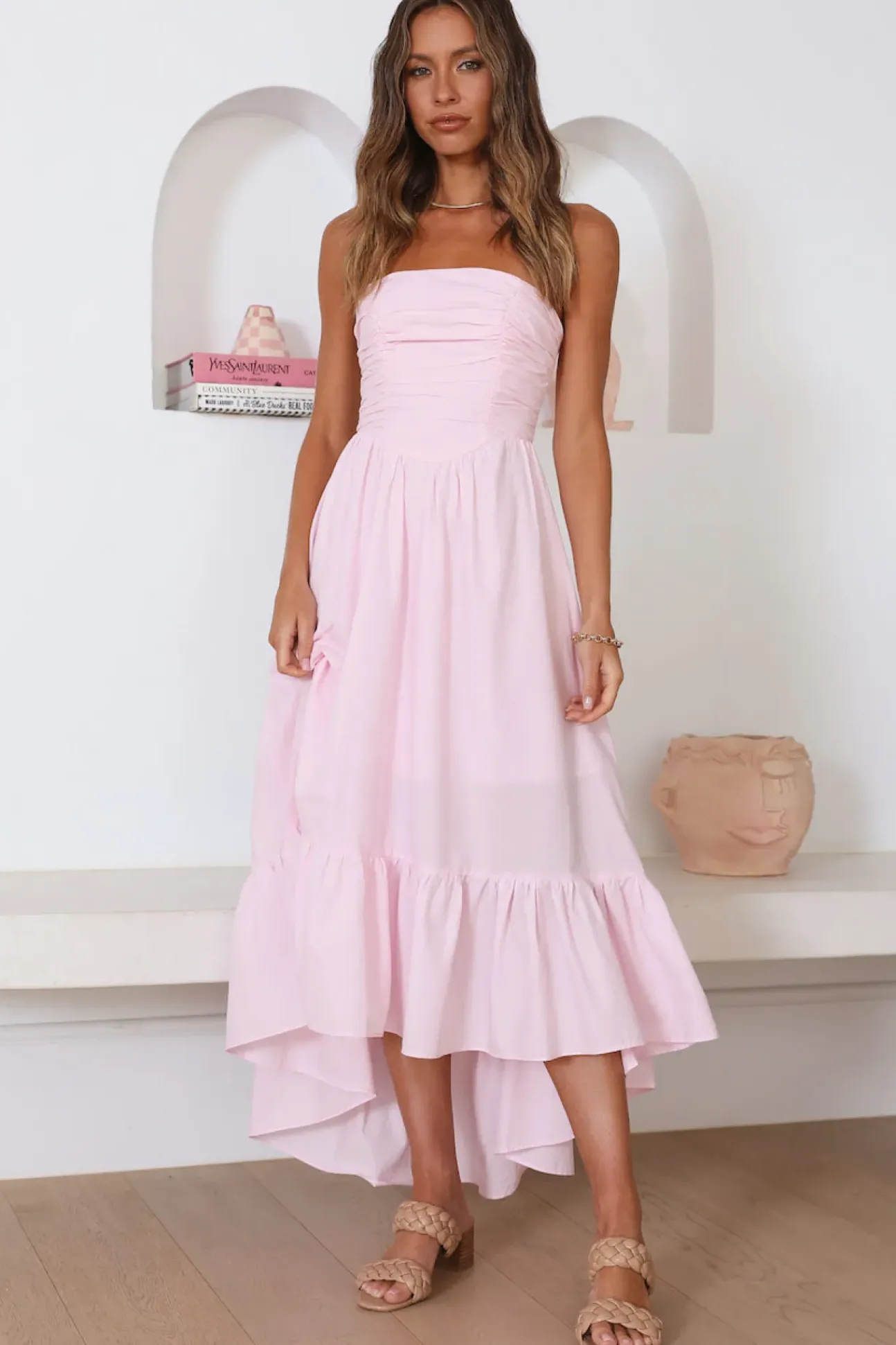 Love In The Summer Maxi Dress Pink