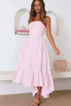 Love In The Summer Maxi Dress Pink