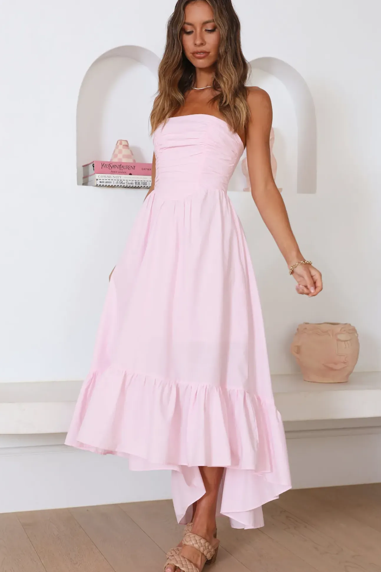 Love In The Summer Maxi Dress Pink