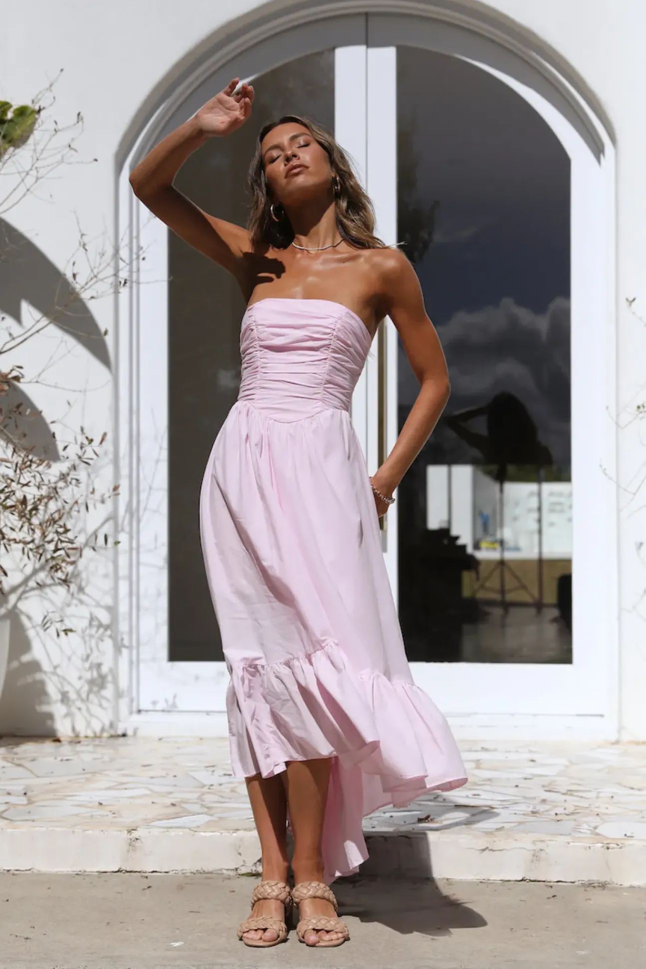 Love In The Summer Maxi Dress Pink