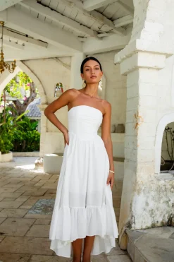 Love In The Summer Maxi Dress White