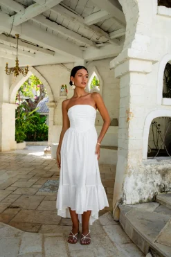 Love In The Summer Maxi Dress White