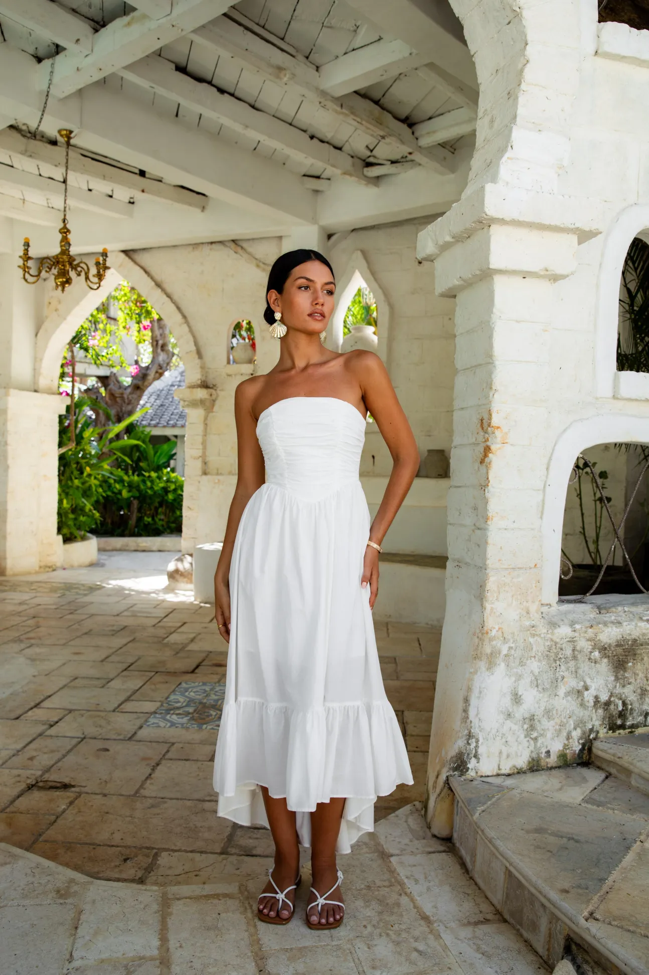 Love In The Summer Maxi Dress White