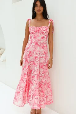 Lovers Dance Maxi Dress Pink