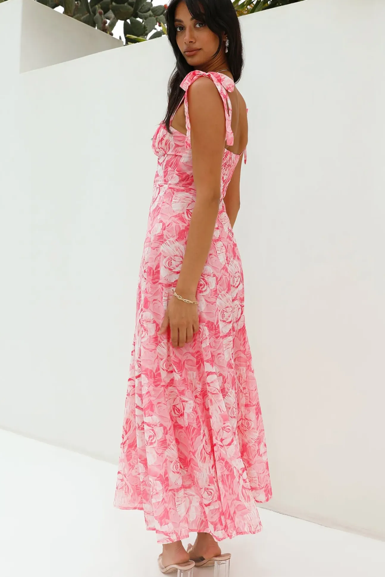 Lovers Dance Maxi Dress Pink