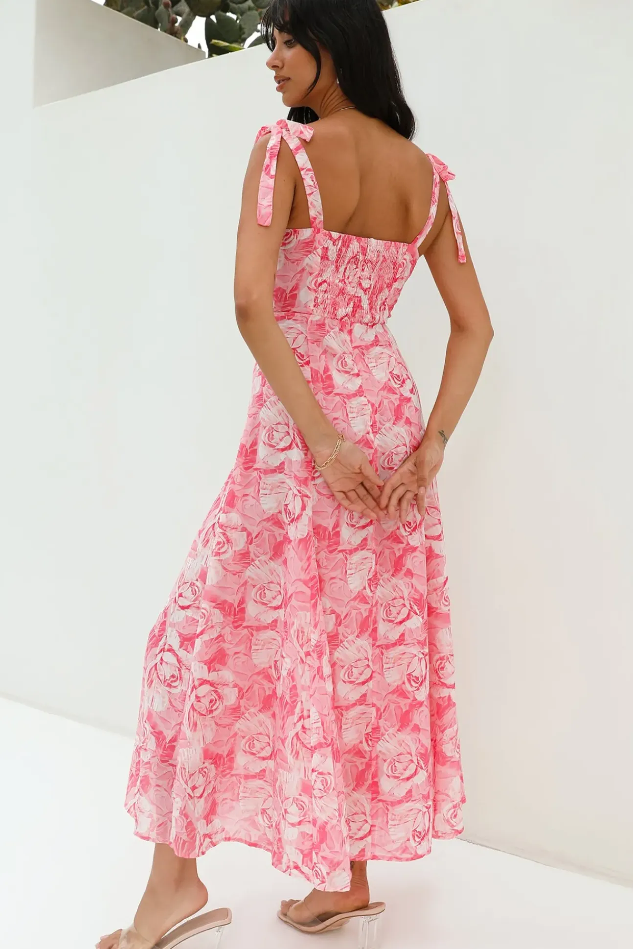 Lovers Dance Maxi Dress Pink
