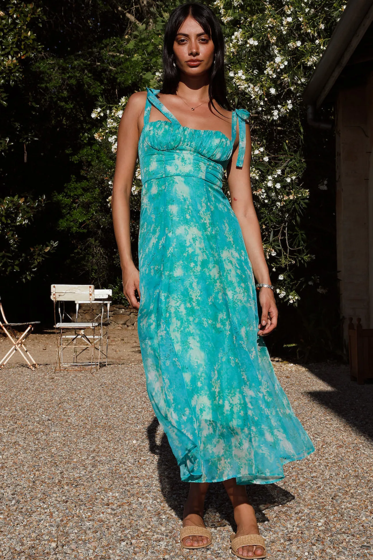 Lovers Dance Midi Dress Green