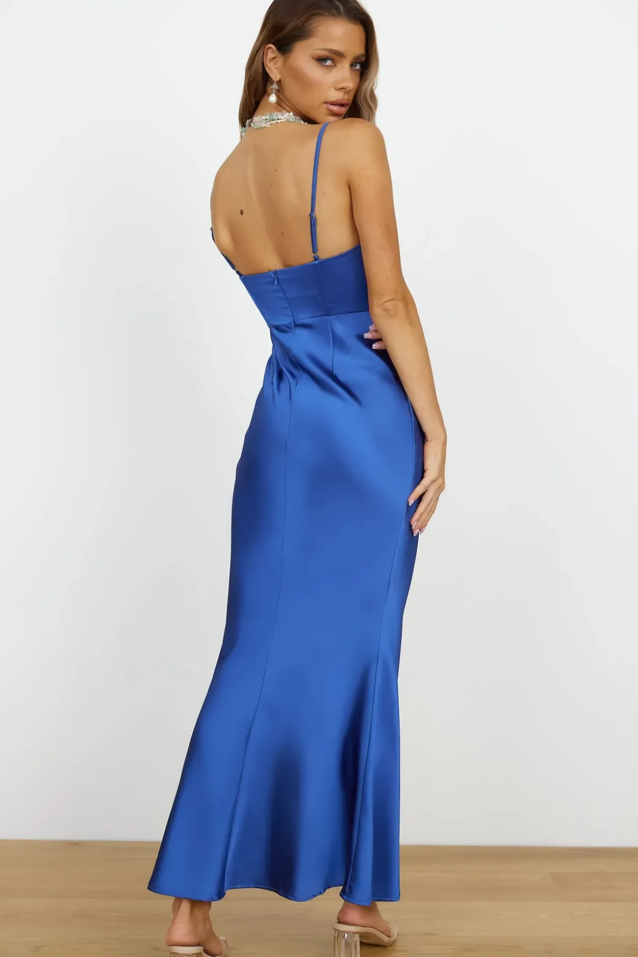 Lucky Moments Maxi Dress Blue