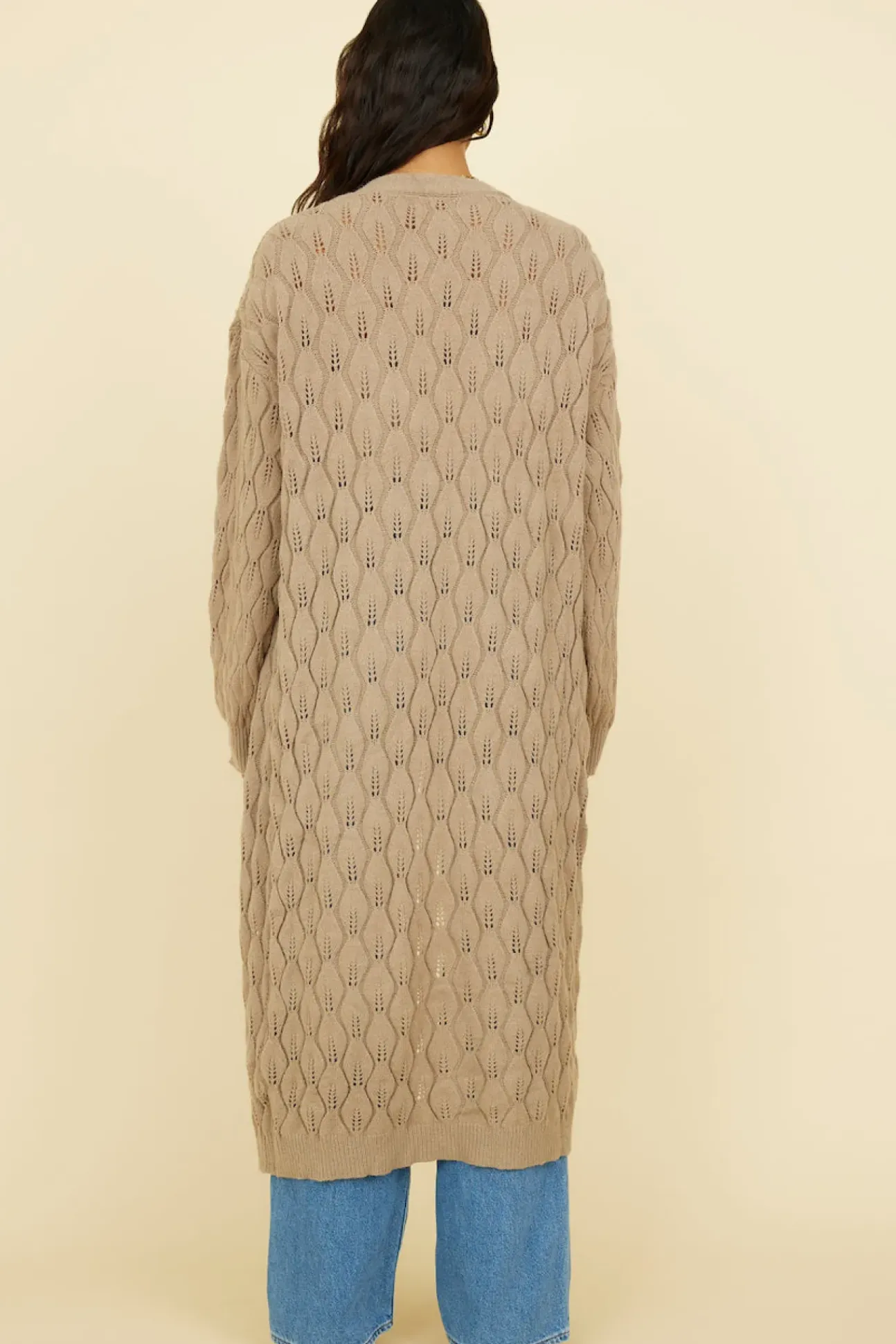 Lullaby Dreams Knit Cardigan Brown