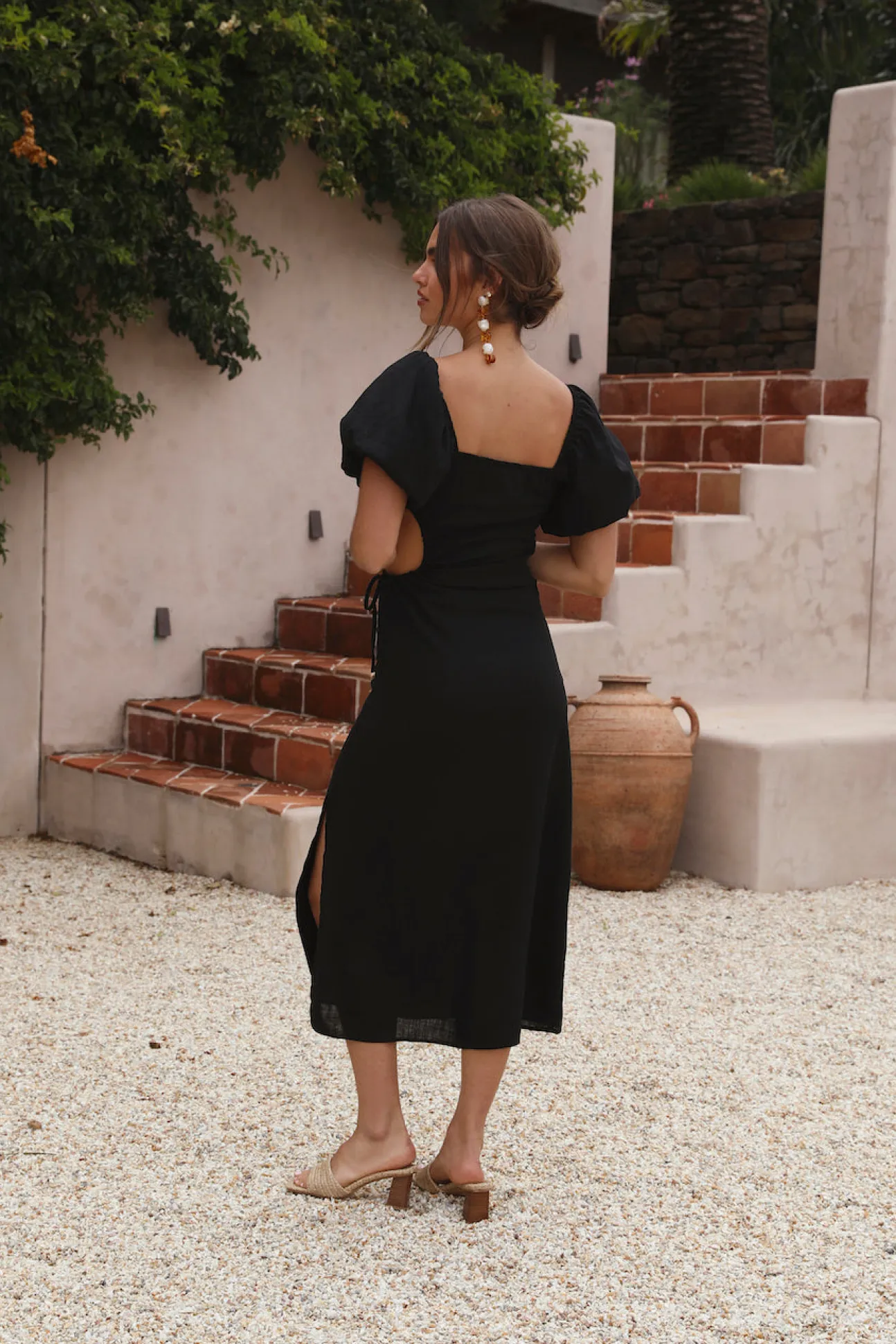 Luna Eclipse Maxi Dress Black
