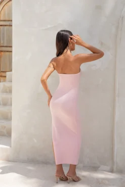 Luna Midi Dress Pink