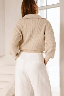 Lyla Knit Jumper Beige