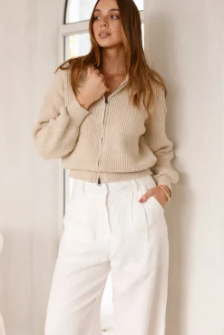 Lyla Knit Jumper Beige