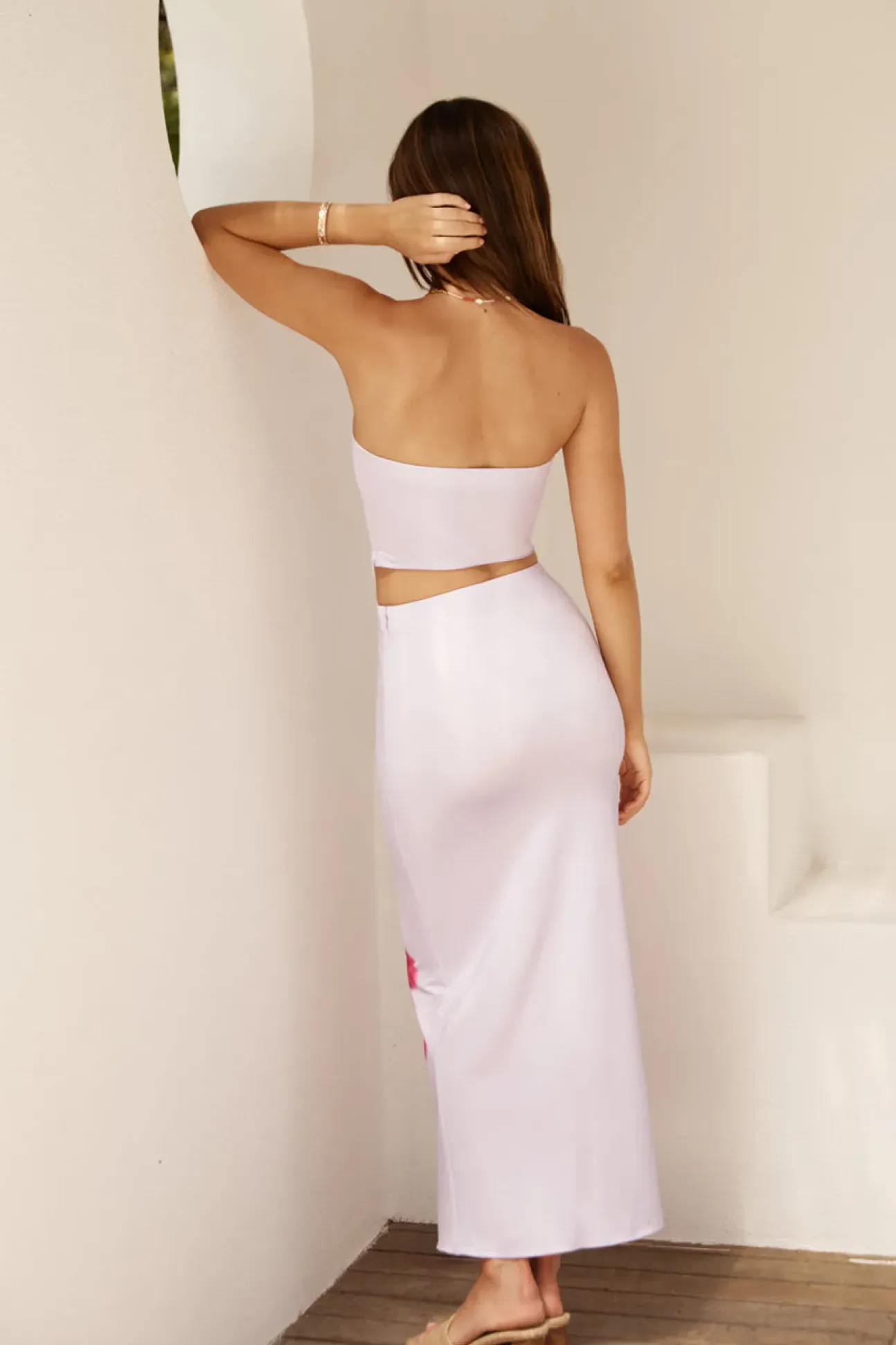 Magenta Hues Maxi Skirt Purple