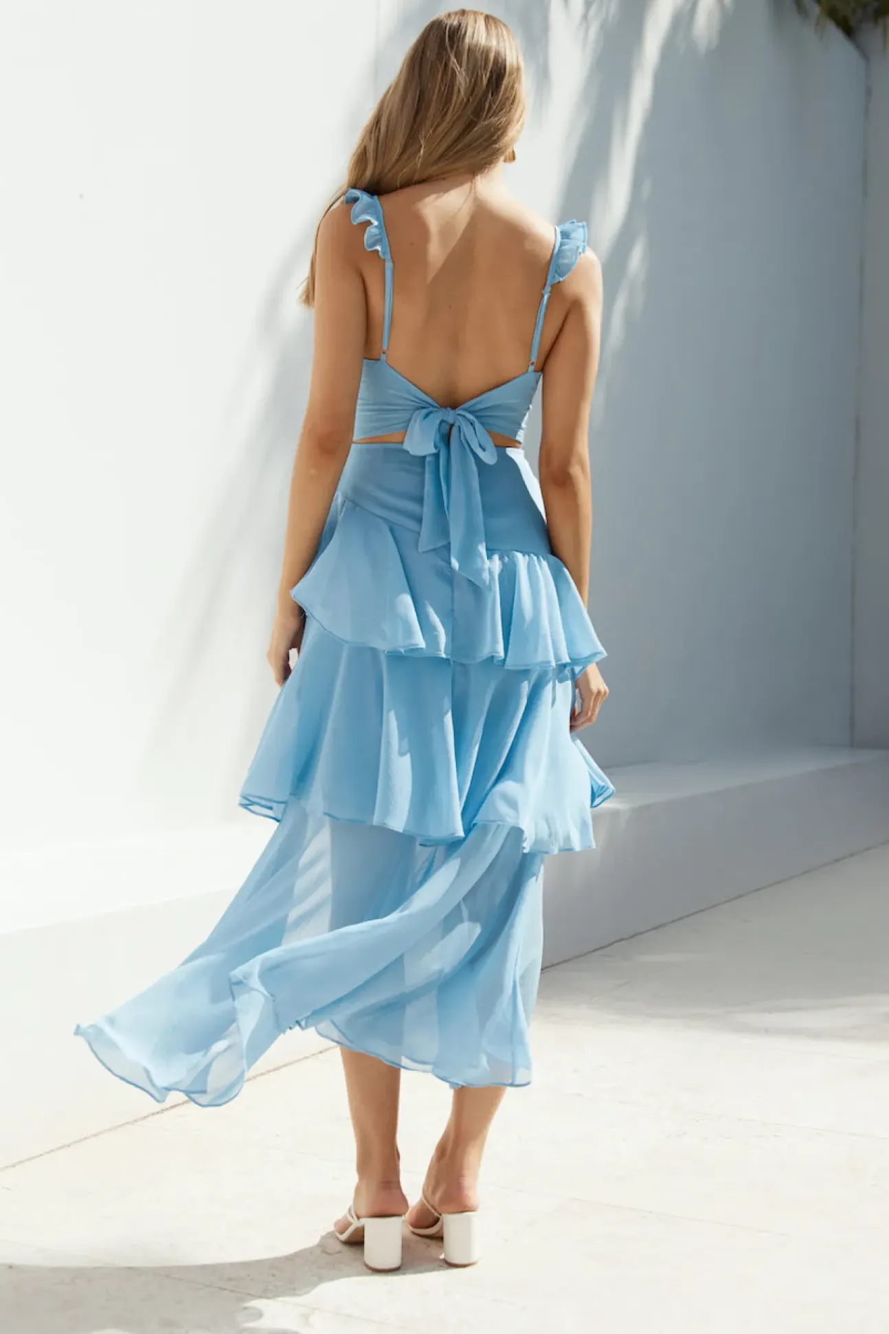 Maggie Made Maxi Dress Blue