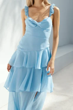 Maggie Made Maxi Dress Blue