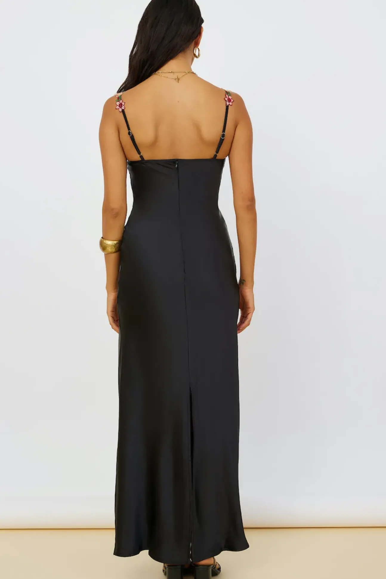 Magnetic Forces Maxi Dress Black