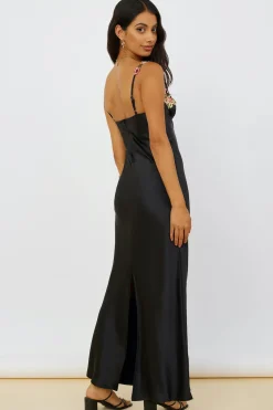 Magnetic Forces Maxi Dress Black