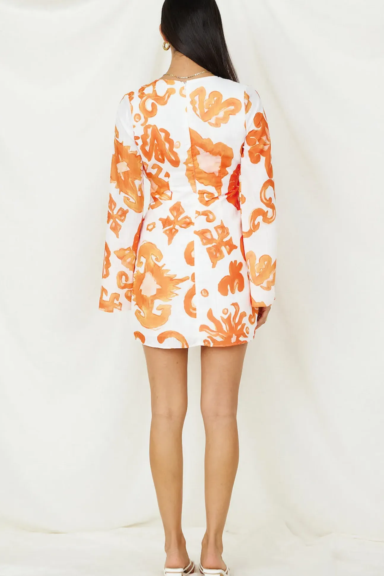 Make It Happen Mini Dress Orange