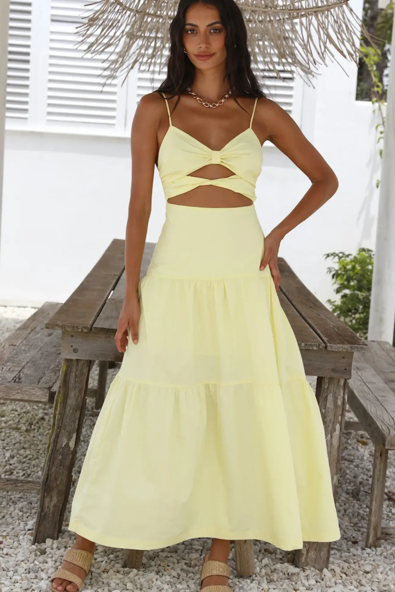 Make It Natural Maxi Dress Yellow