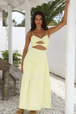 Make It Natural Maxi Dress Yellow