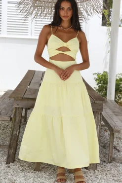 Make It Natural Maxi Dress Yellow
