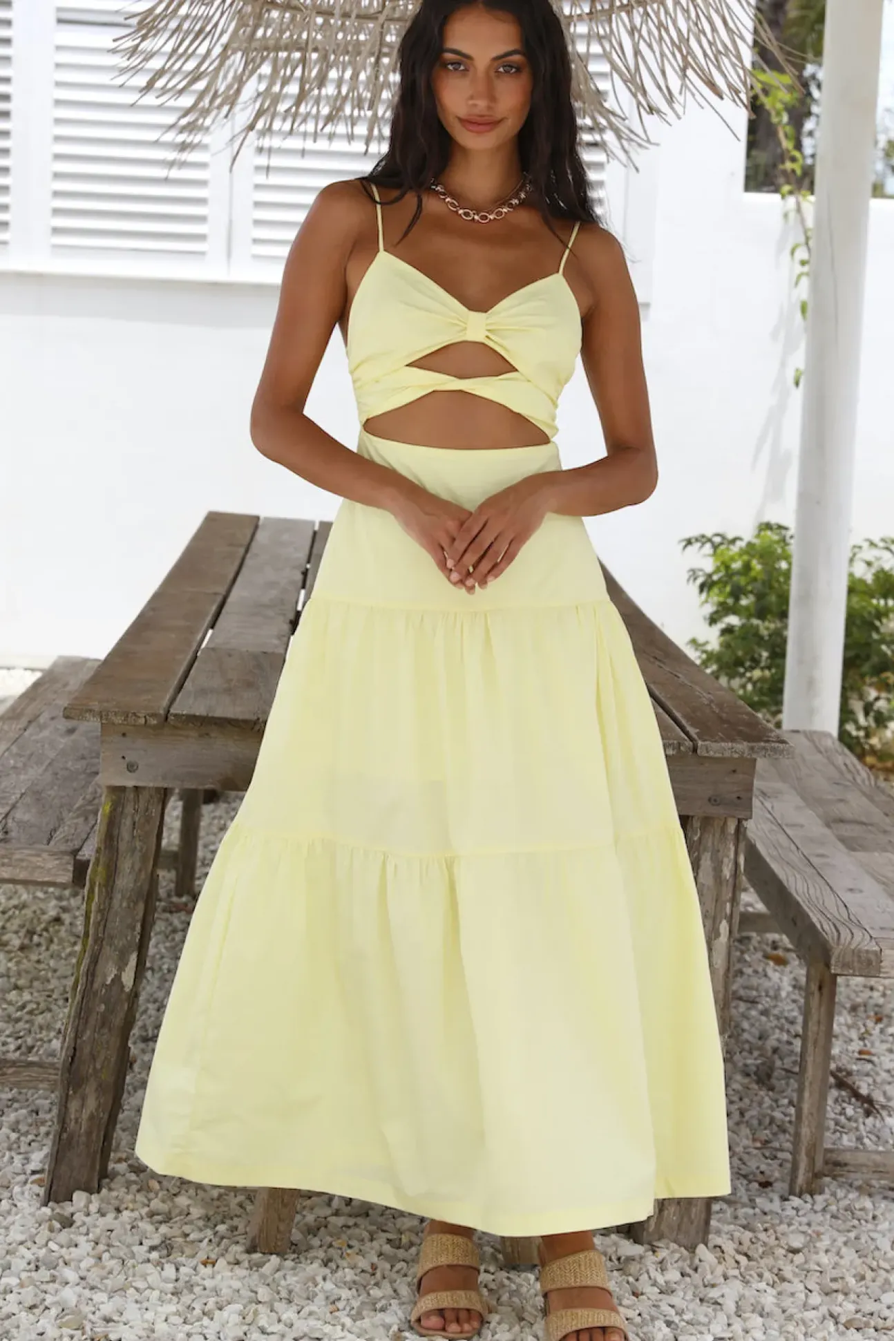 Make It Natural Maxi Dress Yellow