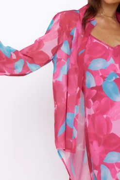 Make Up My Mind Top Pink