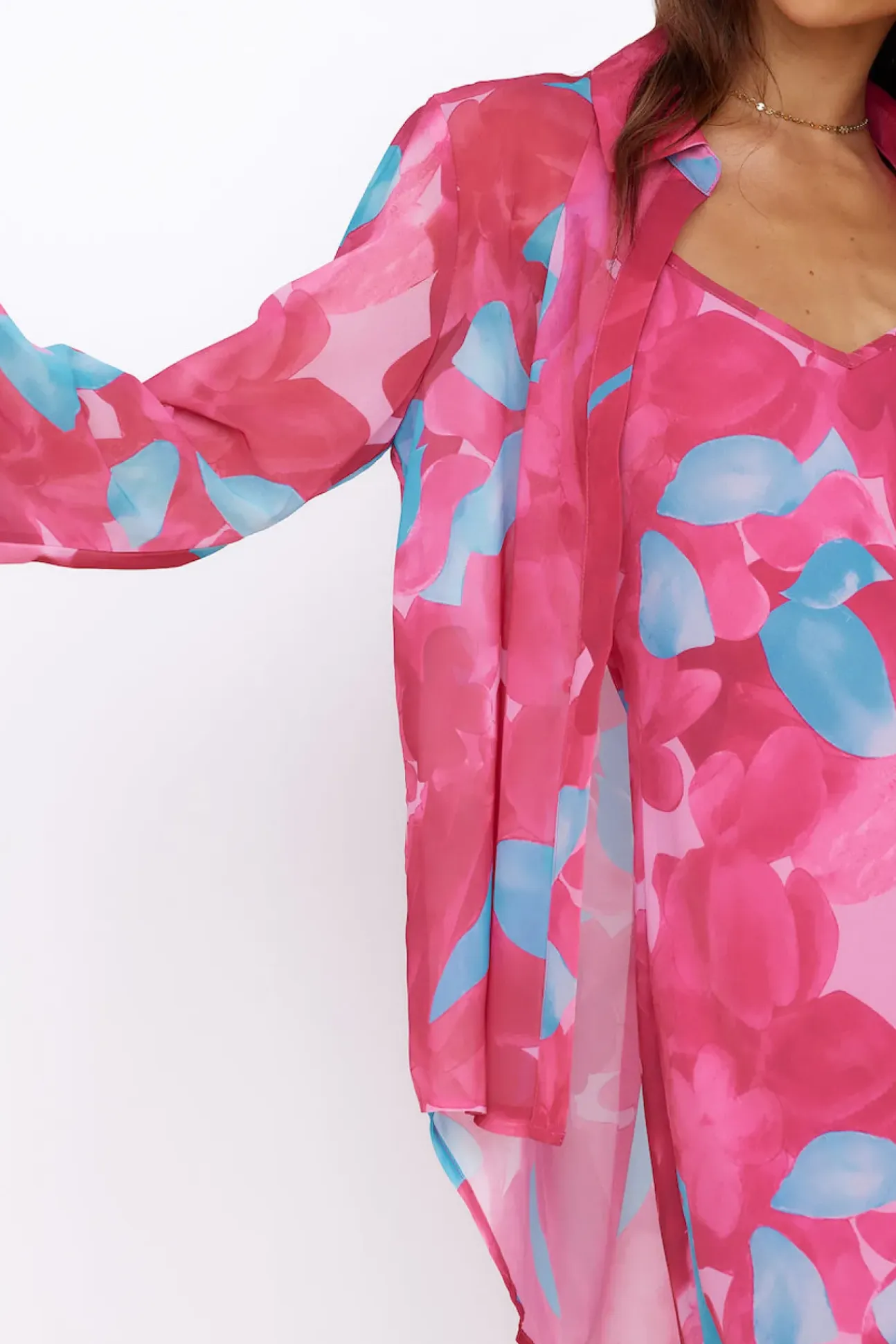 Make Up My Mind Top Pink
