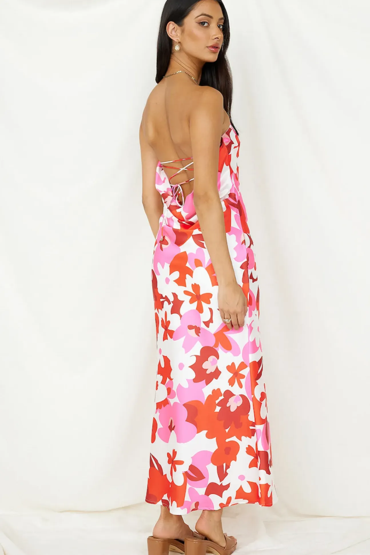 Make You Smile Maxi Dress Pink
