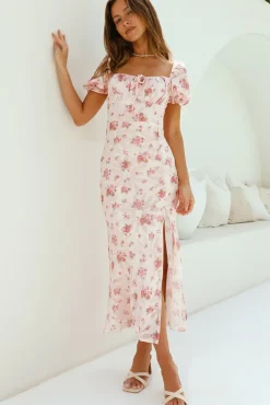 Making Me Blush Maxi Dress Pink