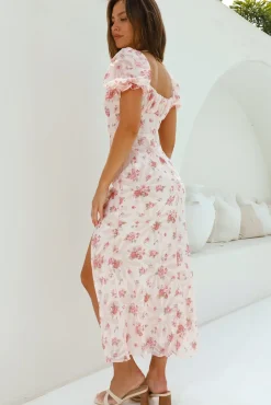 Making Me Blush Maxi Dress Pink