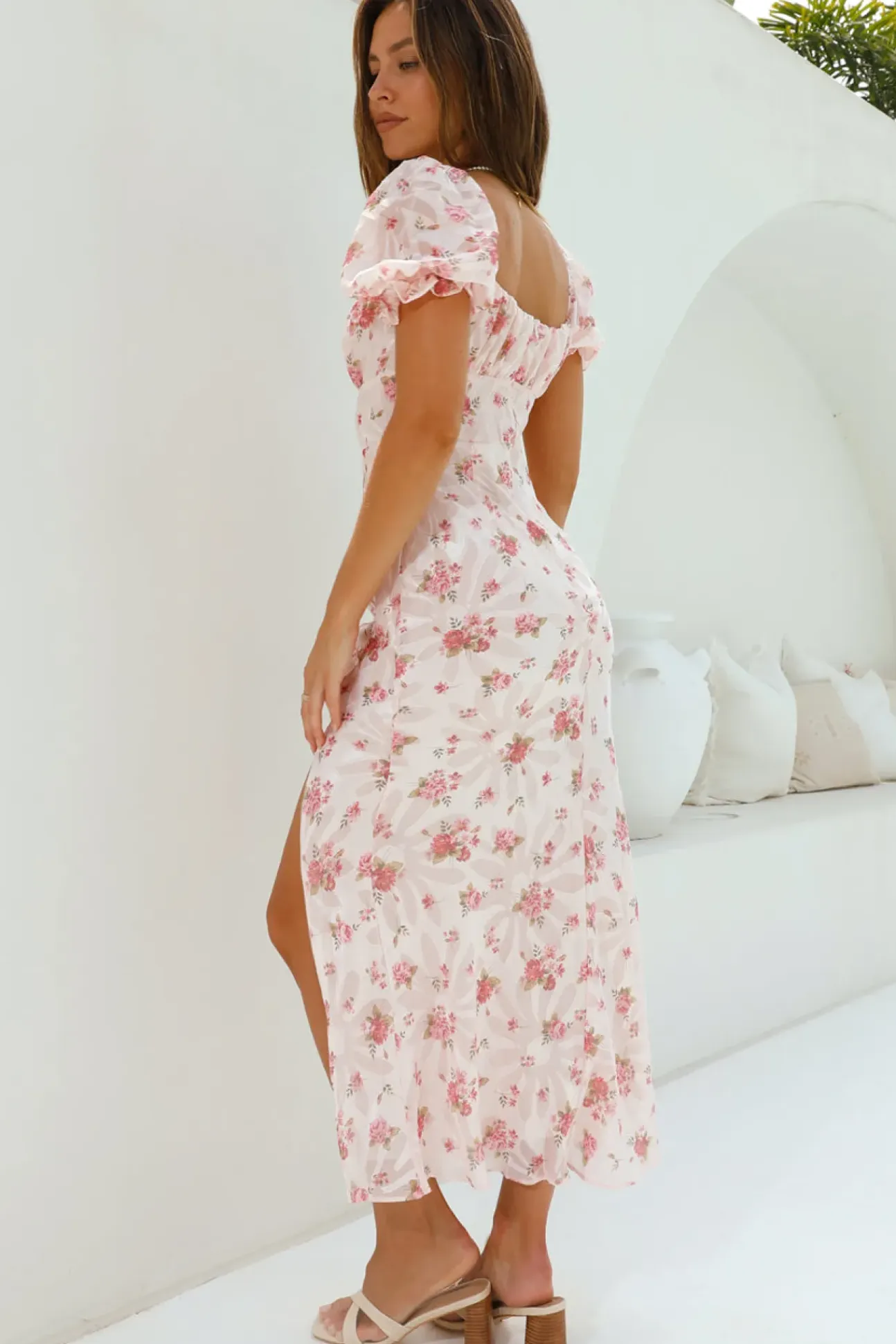 Making Me Blush Maxi Dress Pink