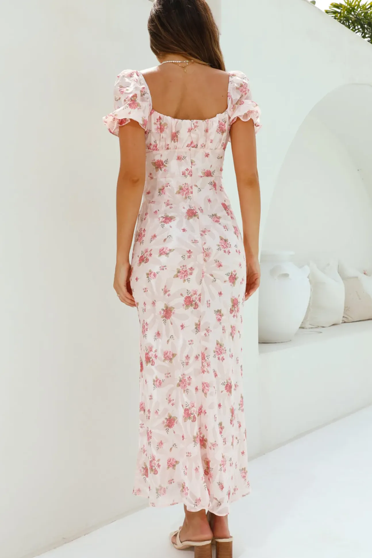 Making Me Blush Maxi Dress Pink